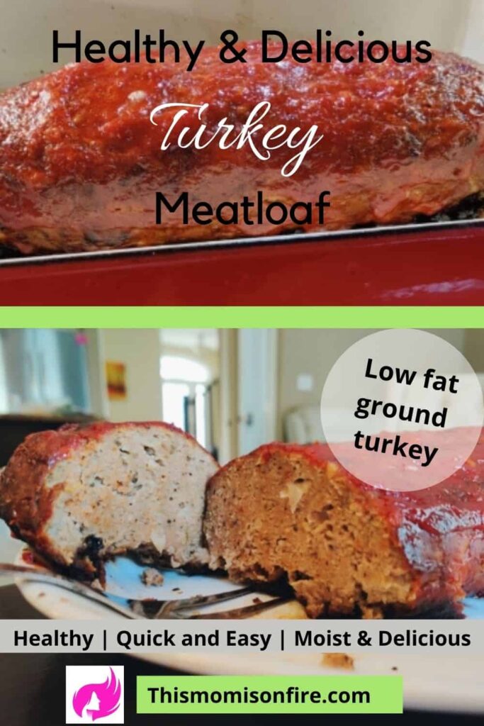 Easy, healthy and moist ground turkey meatloaf