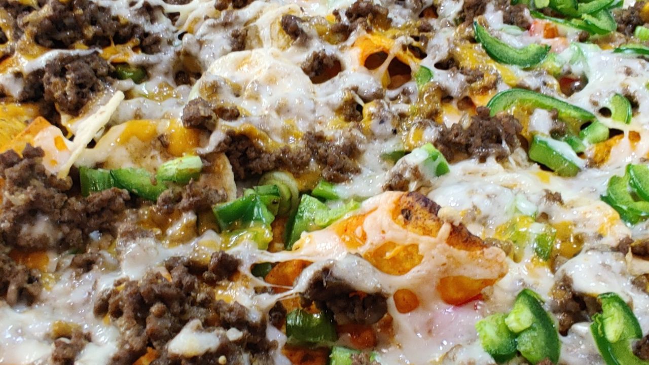 nachos with doritos and ground beef