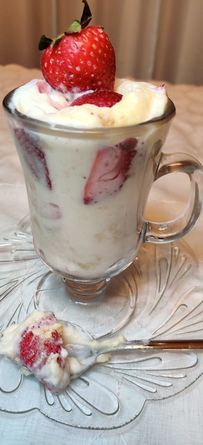 Strawberry & Chambord Cream Trifle - Straight to the Hips, Baby