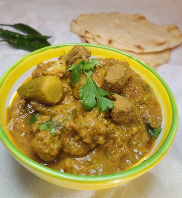 Bhindi Gosht Recipe Pakistani Beef and Okra Curry