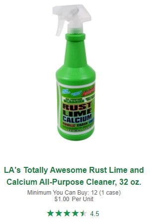 Rust, lime and calcium cleaner brand from dollar tree