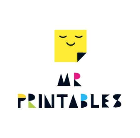 The logo for the website Mr. Printables