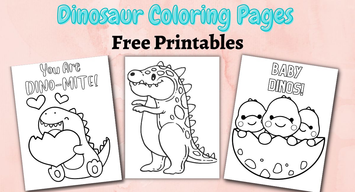dinosaur coloring pages options to print