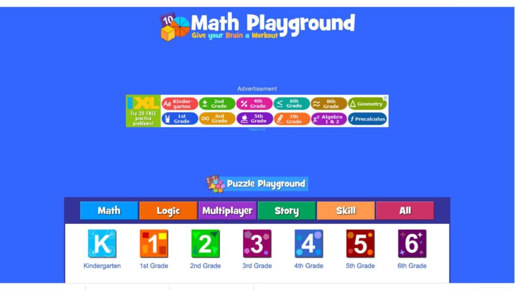 online games to play include free math games from the website Math Playground