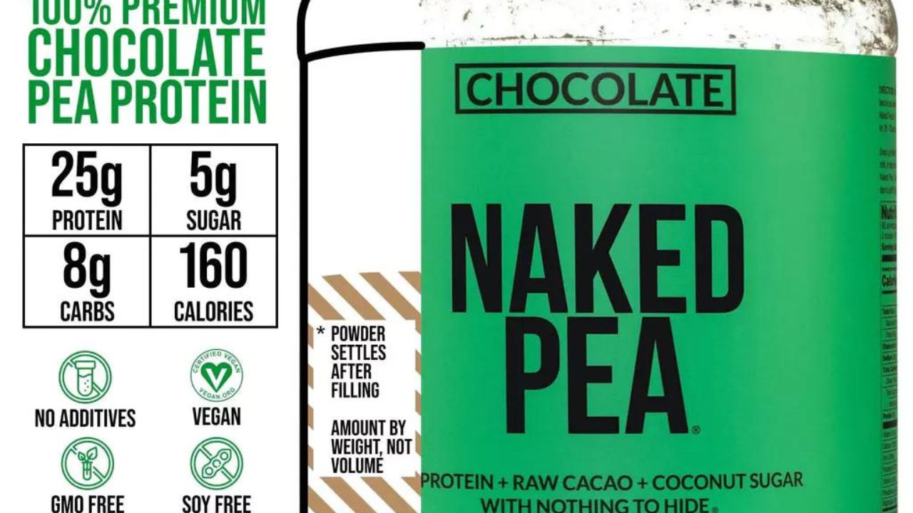 Chocolate Naked Pea protein shake, ingredients