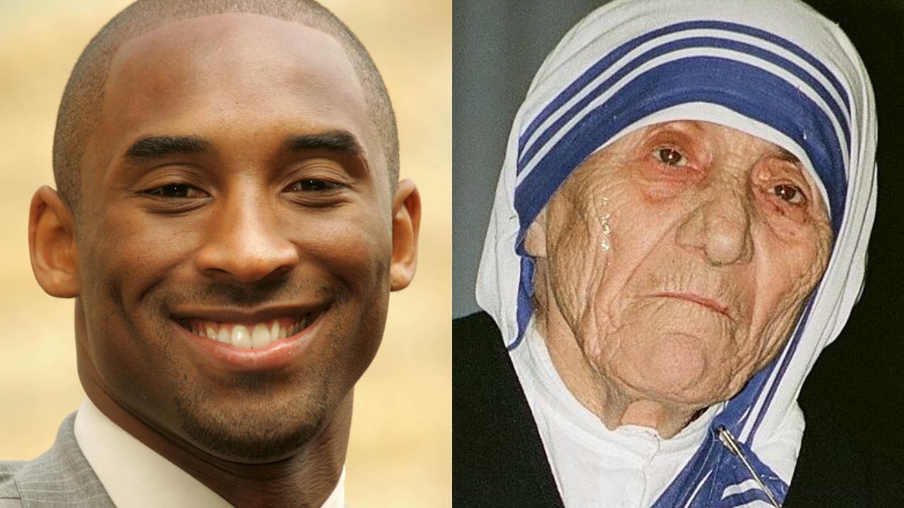 Kobe Bryant and Mother Teresa