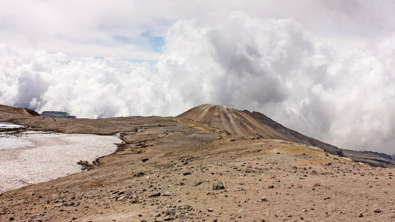 Nevado del Ruiz in Colombia