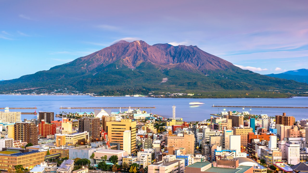 Sakurajima in Japan