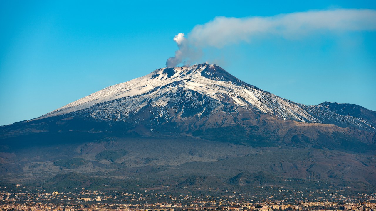 Mount Etna in Italy