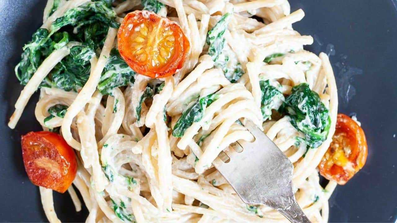 cashew alfredo pasta